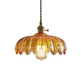 Tyalez Chic Glass Flower Pendant Lamp