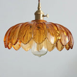 Tyalez Chic Glass Flower Pendant Lamp