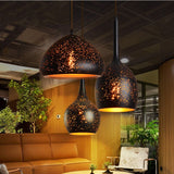 Tyalez Vintage Etch Shade Metal Pendant Light