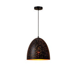 Tyalez Vintage Etch Shade Metal Pendant Light