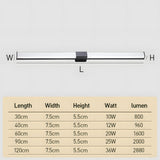 Tyalez Simple Waterproof Long Strip LED Outdoor Wall Light