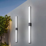 Tyalez Simple Waterproof Long Strip LED Outdoor Wall Light