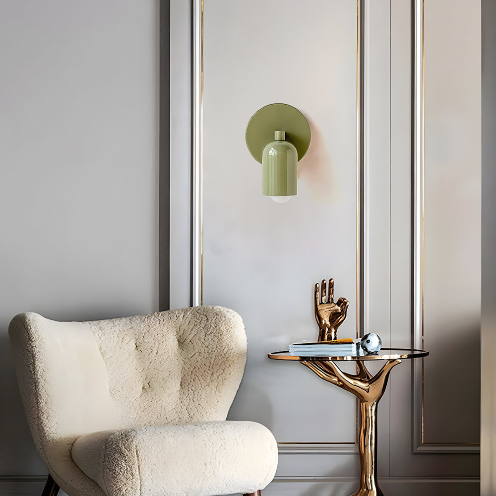 Tyalez Simple Modern Small Stained Wall Sconce