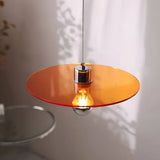 Retro Space Age Acrylic UFO Pendant Light