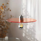 Retro Space Age Acrylic UFO Pendant Light
