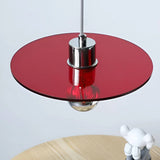 Retro Space Age Acrylic UFO Pendant Light