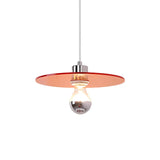 Retro Space Age Acrylic UFO Pendant Light