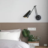 Adjustable Vintage Long Arm Wall Spotlight