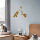 Adjustable Vintage Long Arm Wall Spotlight
