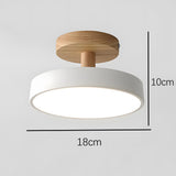 Tyalez Modern Iron Round Hallway LED Ceiling Lights