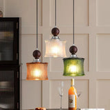 Modern Minimalist Glass Dining Room Hanging Lamp