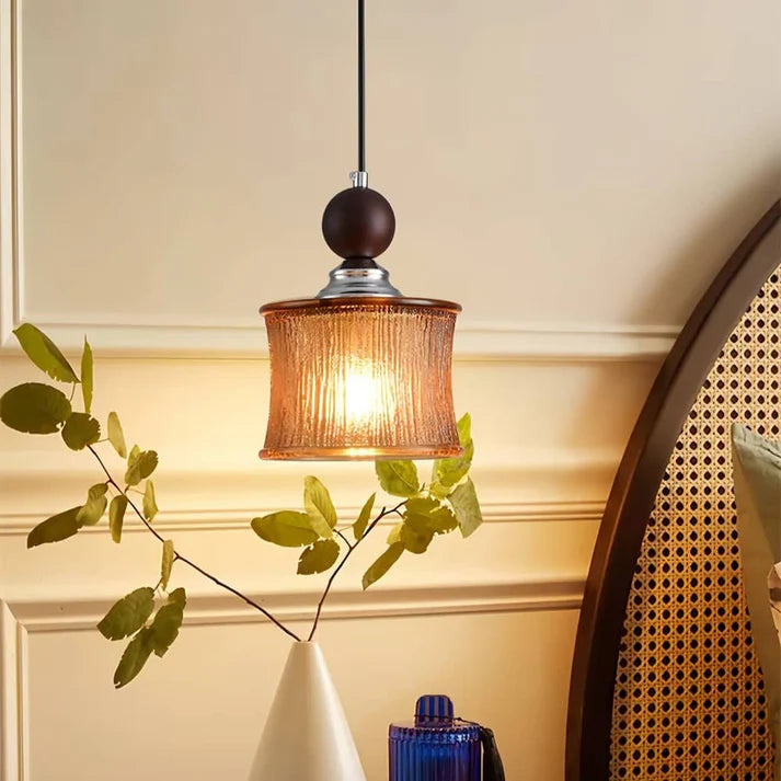 Modern Minimalist Glass Dining Room Hanging Lamp