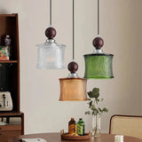 Modern Minimalist Glass Dining Room Hanging Lamp
