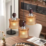 Modern Minimalist Glass Dining Room Hanging Lamp