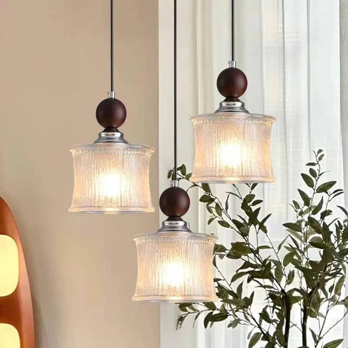 Modern Minimalist Glass Dining Room Hanging Lamp