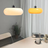 Vintage Bauhaus Style Glass Pendant Light