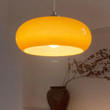 Vintage Bauhaus Style Glass Pendant Light