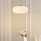 Vintage Bauhaus Style Glass Pendant Light