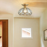 Tyalez Vintage Copper Geometry Ceiling Hallway Light