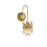 Tyalez Medieval Crystal Crown Wall Light