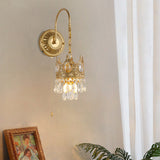 Tyalez Medieval Crystal Crown Wall Light