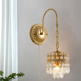 Tyalez Medieval Crystal Crown Wall Light