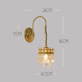 Tyalez Medieval Crystal Crown Wall Light