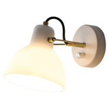 Tyalez Minimalist Simple White Glass Wall Lamp