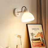 Tyalez Minimalist Simple White Glass Wall Lamp