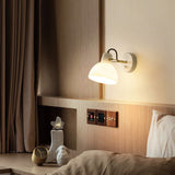 Tyalez Minimalist Simple White Glass Wall Lamp