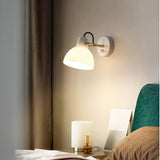 Tyalez Minimalist Simple White Glass Wall Lamp