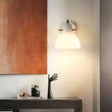 Tyalez Minimalist Simple White Glass Wall Lamp