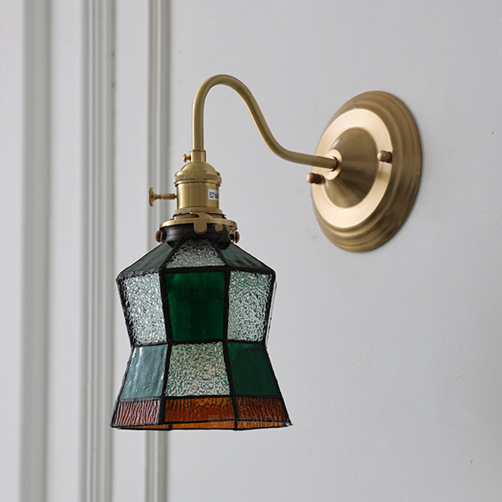 Tyalez Tiffany Creative Glass Shade Wall Light