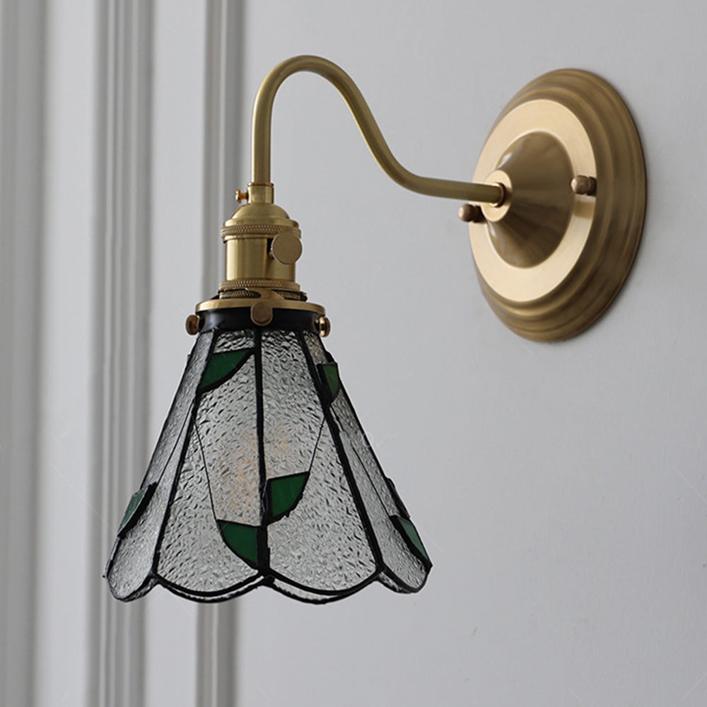 Tyalez Tiffany Creative Glass Shade Wall Light