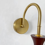 Tyalez Retro Yellow Bowl Glass Simplicity Wall Light