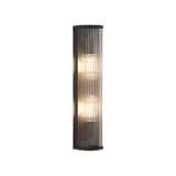 Modern Geometric LED Outdoor Wall Light with Acrylic Shade