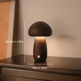 Tyalez Vintage Wooden Cute Mushroom Night Light