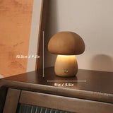 Tyalez Vintage Wooden Cute Mushroom Night Light