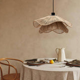 Tyalez Vintage Straw Hat Petal Chandelier