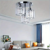 3-Light Modern Crystal Chandelier