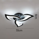 Tyalez Contemporary Flower Shape Iron LED Ceiling Light For Living Room
