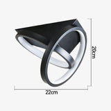 Tyalez Modern Simple Metal Flush Mount Hallway Ceiling Light
