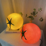 Creative Tomato Bedroom Glass Table Lamp