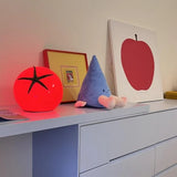 Creative Tomato Bedroom Glass Table Lamp