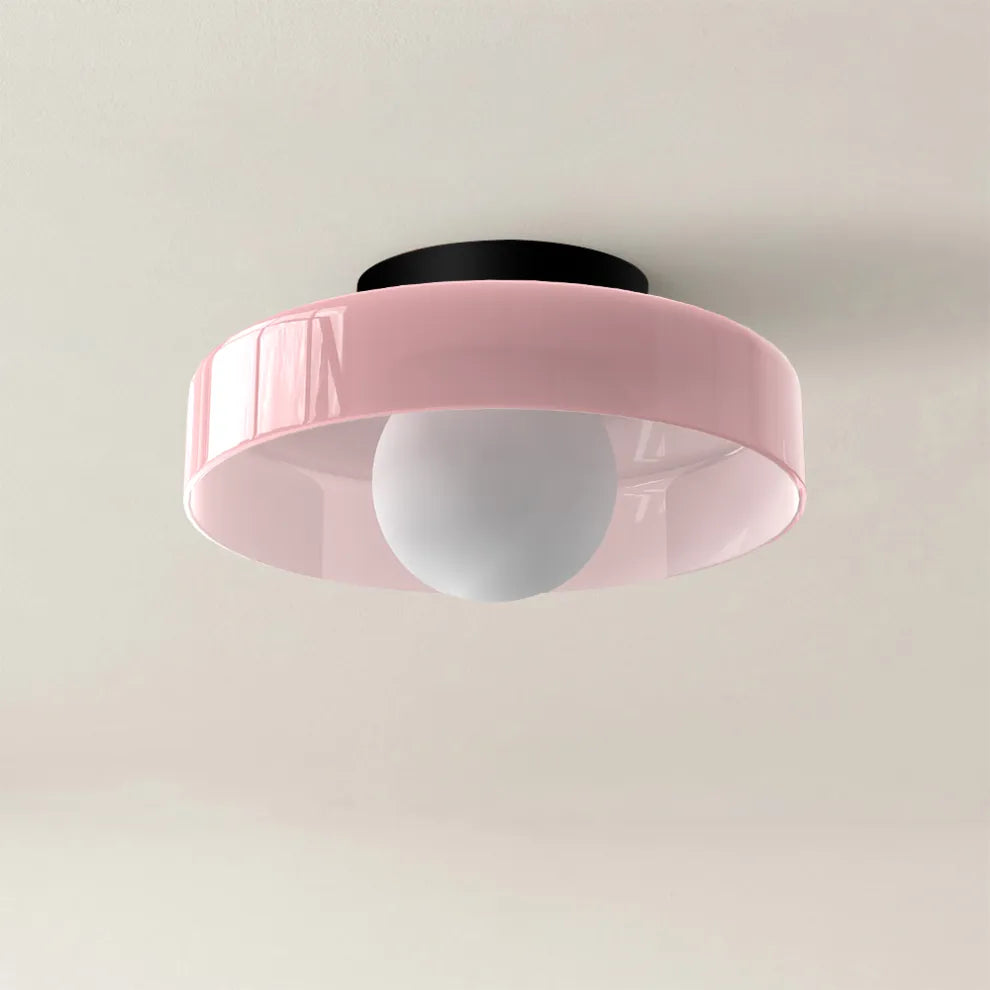 Tyalez Glass Round LED Ceiling Light