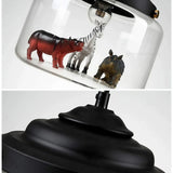 Creative Zoo-Inspired Bell Jar Pendant Light