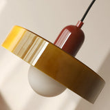 Tyalez 2 Heads Modern Bauhaus Glass Pendant Light