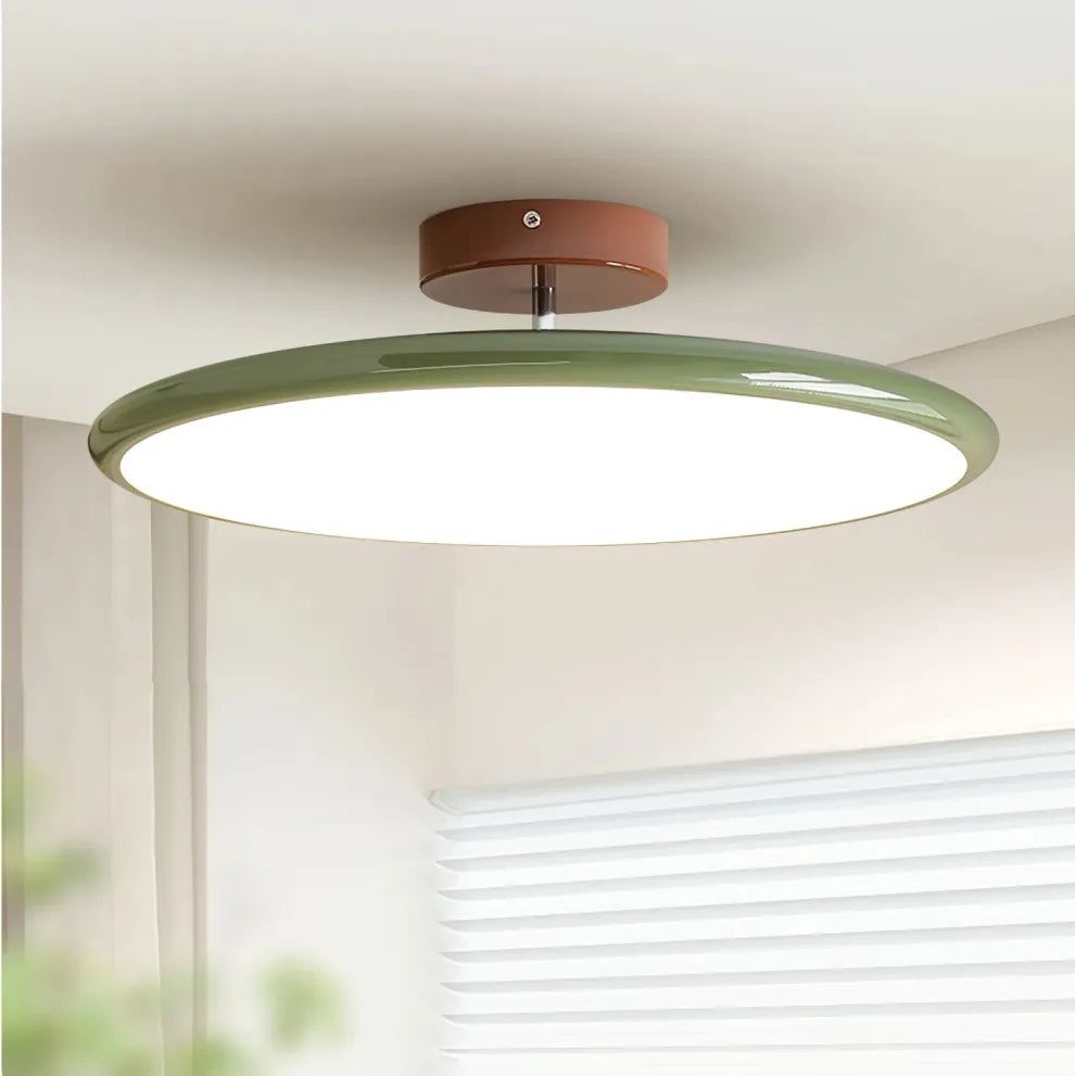 Adjustable LED Ceiling Light with Simple Acrylic Design for Bedroom