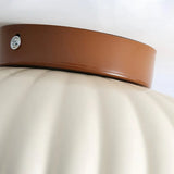 Cream Bud Glass Flush Ceiling Light