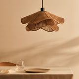 Tyalez Vintage Straw Hat Petal Chandelier